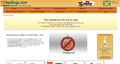 Desktop Screenshot of killbedbugs.com